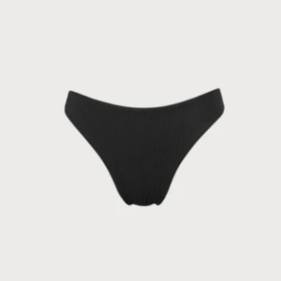BERLOOK Black Twist Backless Bikini Top AND bottom 03 - Picture 7 of 11